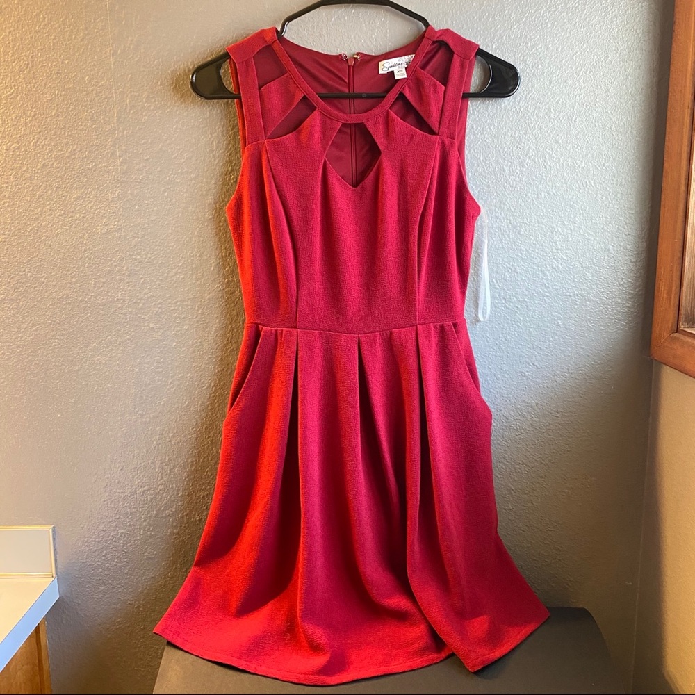Red dress